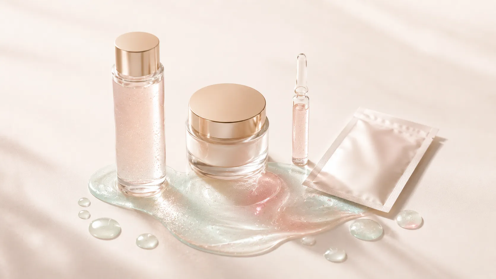 Snail mucin complete guide — a collection of essence, cream, and ampoule formats with glossy gel