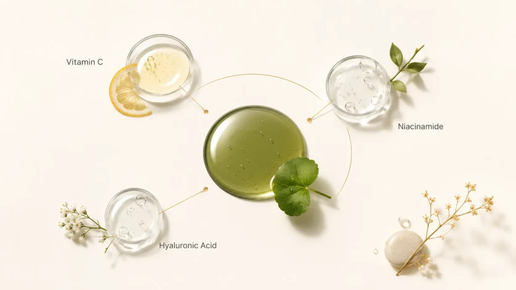 What bakuchiol pairs well with — vitamin C, niacinamide, hyaluronic acid